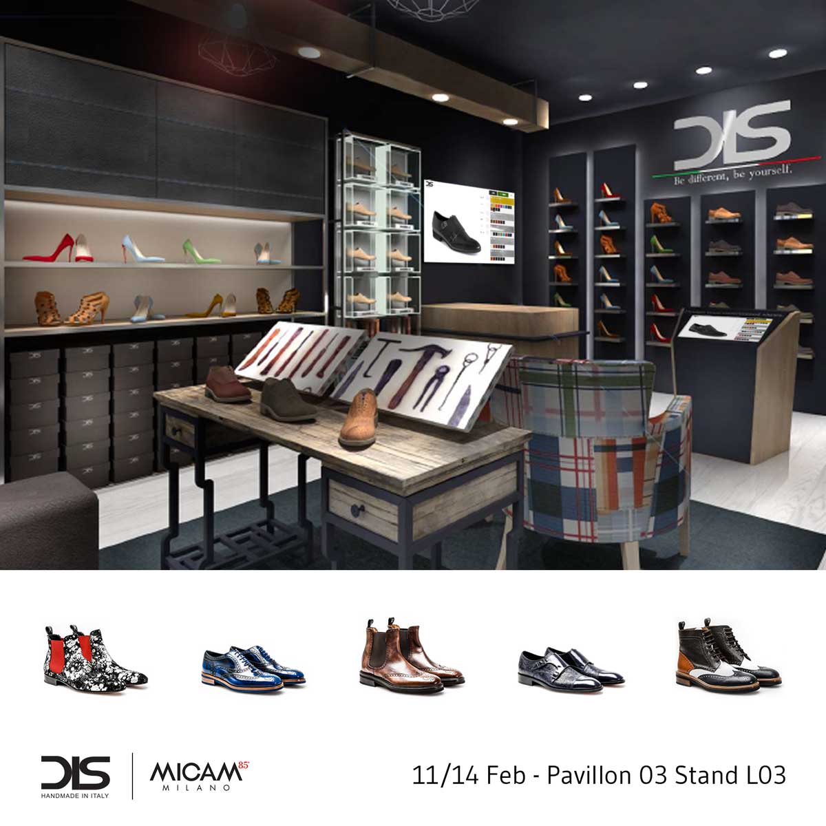 DIS Design Italian Shoes at The Micam 85 in Milan