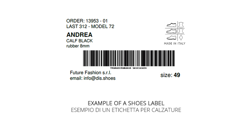 EXEMPLE OF A LABEL